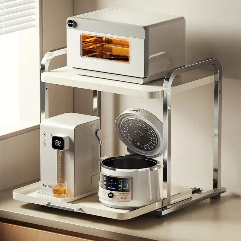 étagère cuisine | Spaceo Coulissante - Rangement Facile