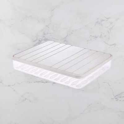 Boîte de rangement - FoodSaverBox™ - Carré blanc - Rangement Facile