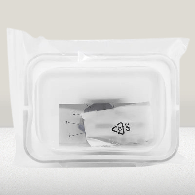 Boite conservation alimentaire - NewSiliconeLunchBox™ - Blanc - Rangement Facile