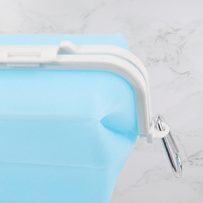 Boite conservation alimentaire - NewSiliconeLunchBox™ - Bleu - Rangement Facile