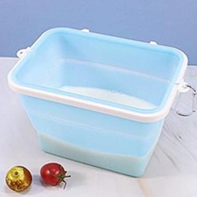 Boite conservation alimentaire - NewSiliconeLunchBox™ - Bleu - Rangement Facile