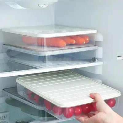 Boîte de rangement - FoodSaverBox™ - Carré blanc - Rangement Facile
