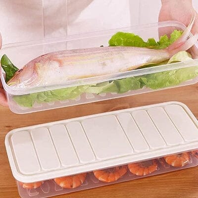 Boîte de rangement - FoodSaverBox™ - Rectangle blanc - Rangement Facile