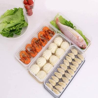 Boîte de rangement - FoodSaverBox™ - Rectangle blanc - Rangement Facile