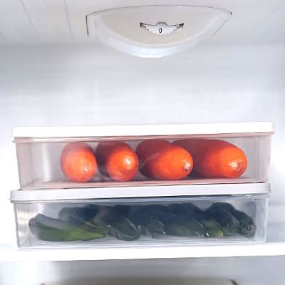 Boîte de rangement - FoodSaverBox™ - Carré blanc - Rangement Facile