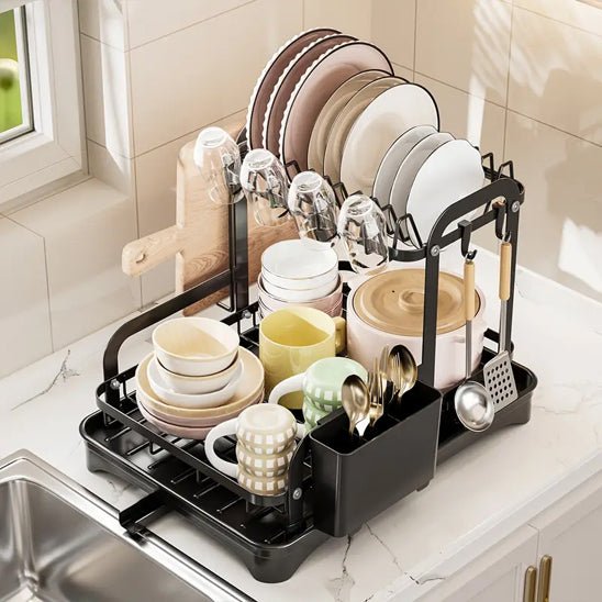 egouttoir Vaisselle 2 Niveaux | Spaceo - Rangement Facile