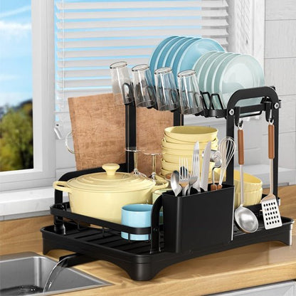 egouttoir Vaisselle 2 Niveaux | Spaceo - Rangement Facile