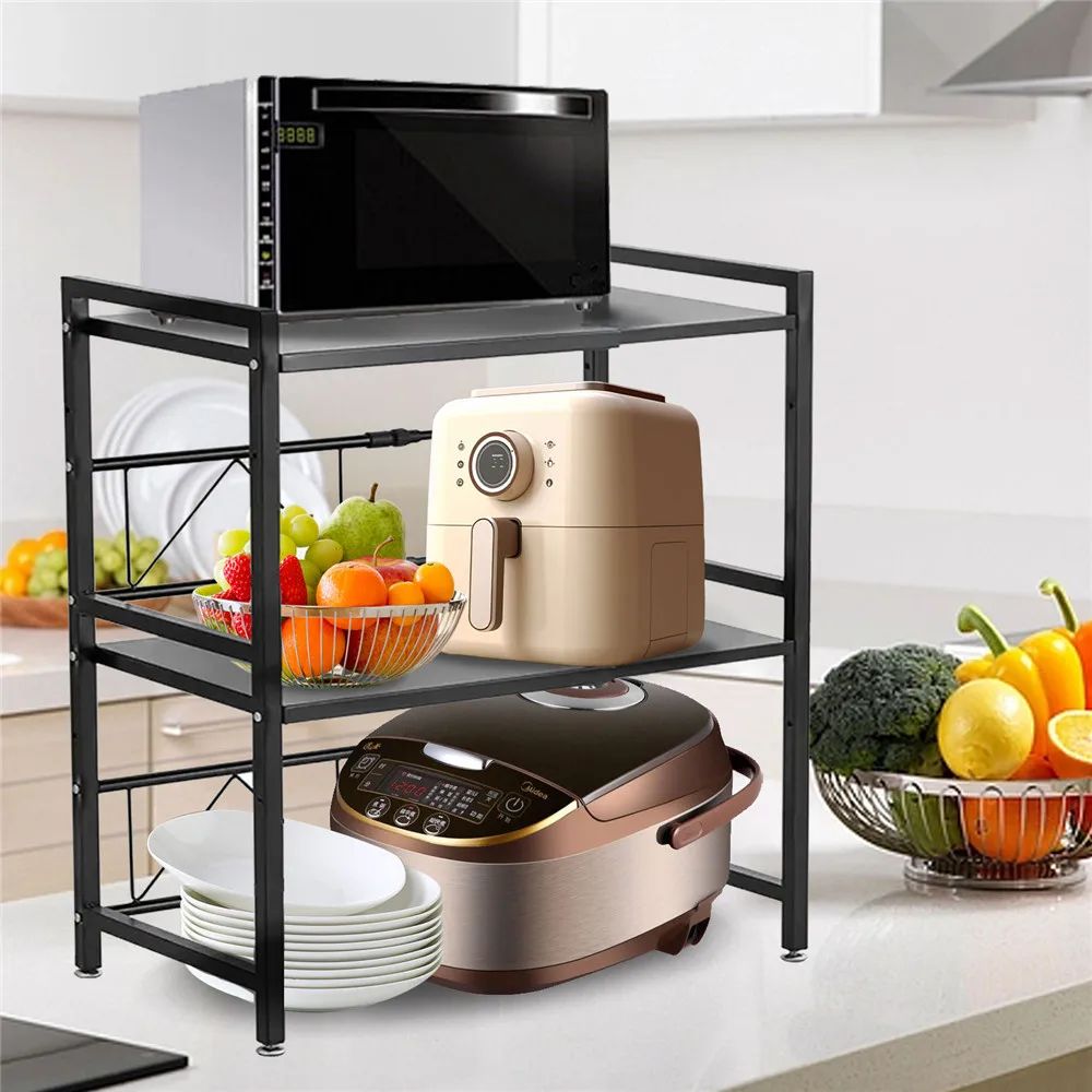 étagère cuisine | OrganizPro Double Niveau - Rangement Facile