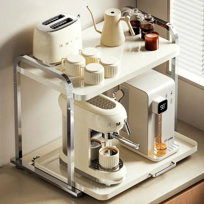 étagère cuisine | Spaceo Coulissante - Rangement Facile