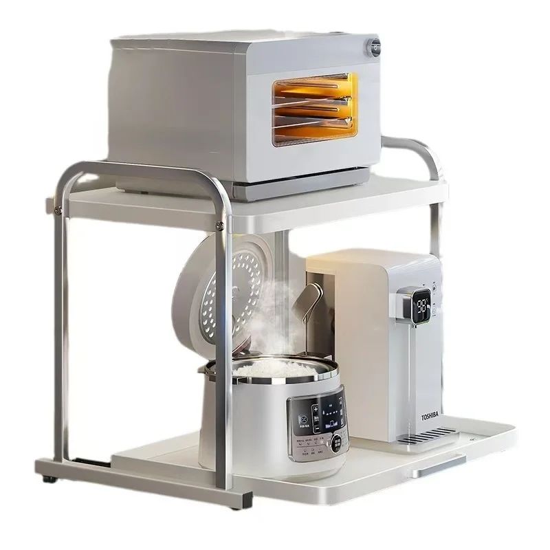 étagère cuisine | Spaceo Coulissante - Rangement Facile