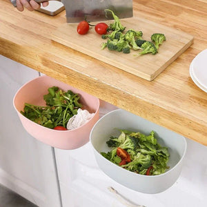 mini poubelle suspendo deux sous comptoir