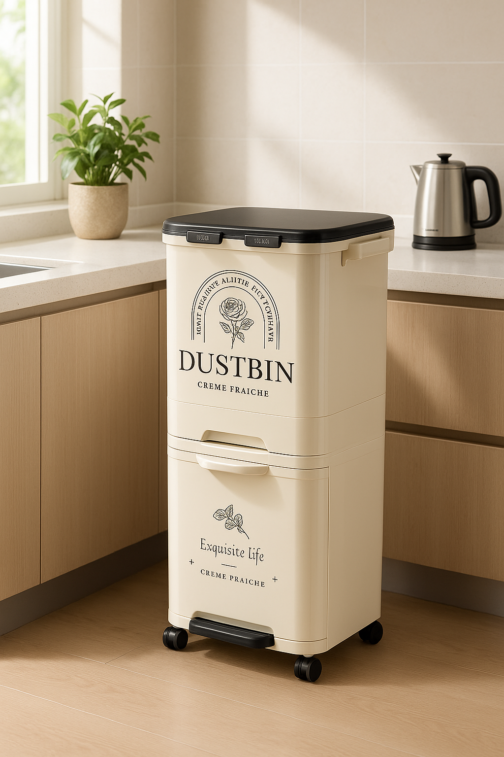 poubelle cuisine chic cuisine cafetiere pot