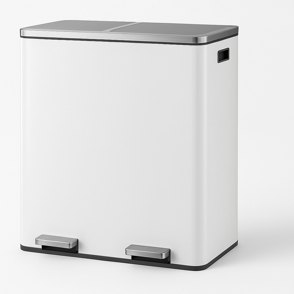 poubelle cuisine | Double Compartiment - Rangement Facile