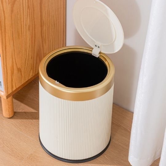 Poubelle | Élégance Dorée - Rangement Facile