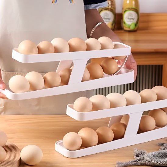 Rangement frigo pour œufs | Distributeur à gravité - Rangement Facile